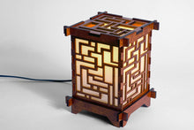 Wooden Shoji Lamp