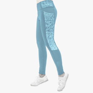 Twilight Duet: Exquisite Two-Tone Leggings