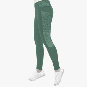 Twilight Duet: Exquisite Two-Tone Leggings